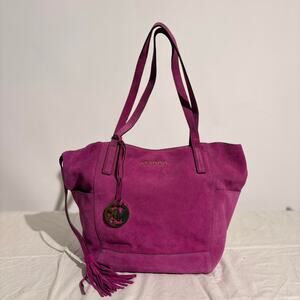 Michael Kors Ashbury Suede Hobo Bag - Purple